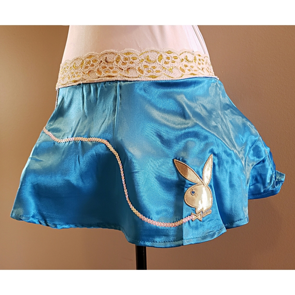 New 3pc PLAYBOY Fifties Flirt Halloween Costume M - Picture 9 of 11